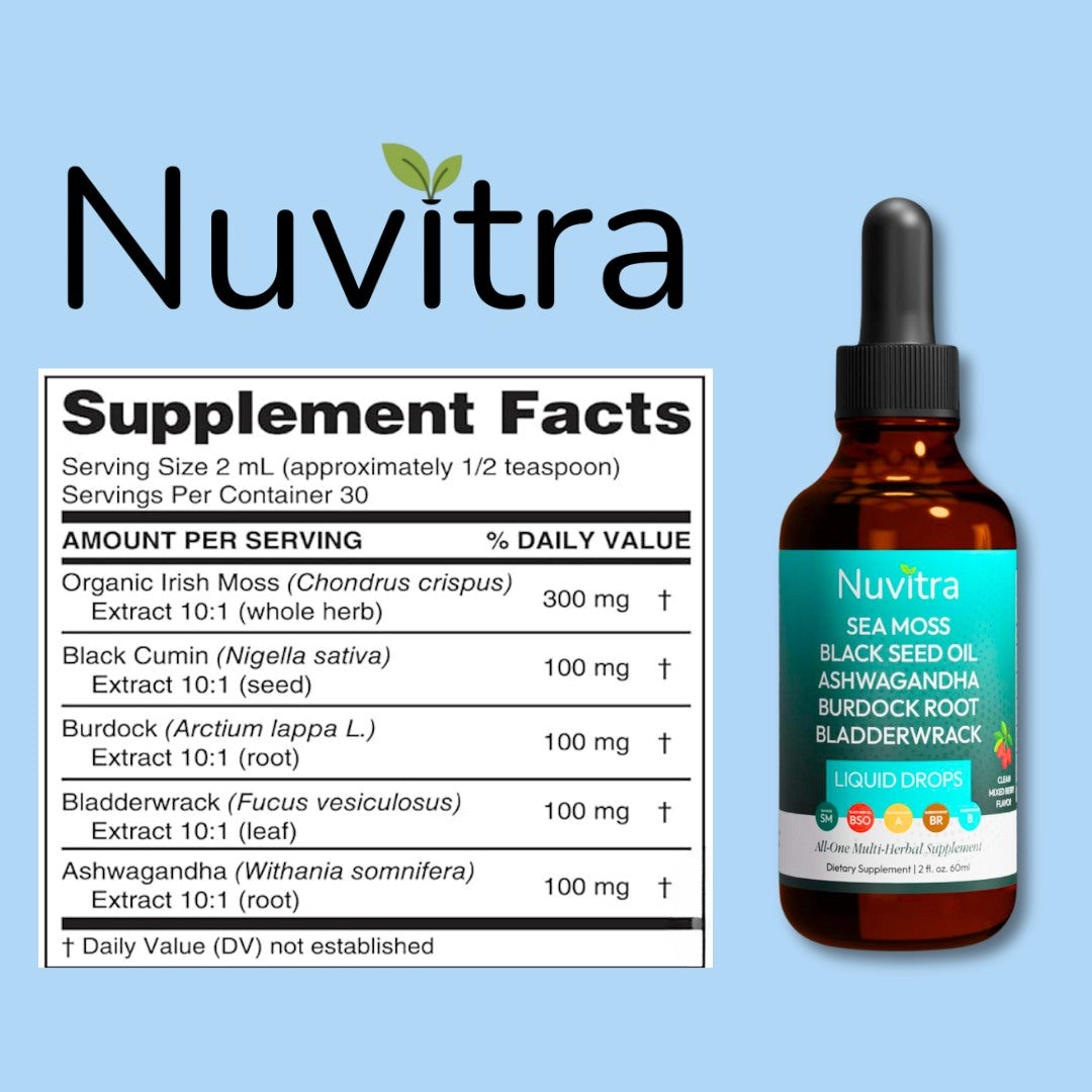 Irish Sea Moss Brain & Memory Support Drops